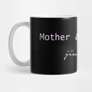 Mother and daughter jiu jitsu - white Mug